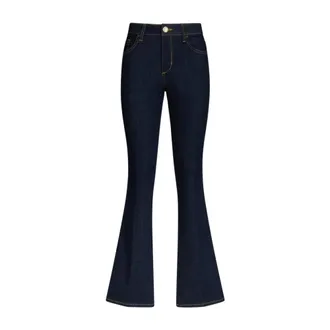 Liu Jo Jeans bootcut con cintura - female - Liu Jo - Bootcut Jeans - Blue - W24 - Jeans
