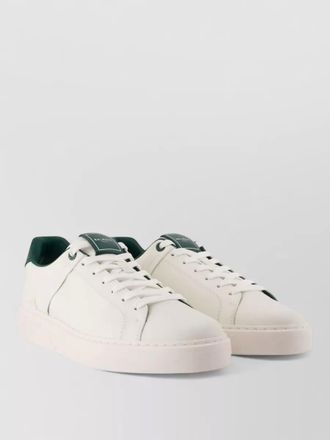 Balmain b court leather lace up sneakers
