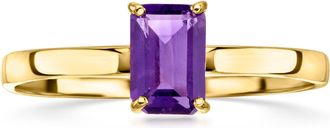 Ross-Simons Amethyst Ring in 10kt Yellow Gold