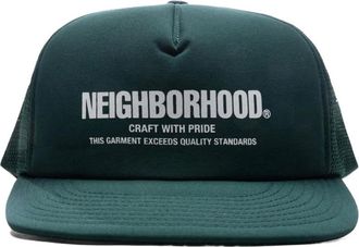 Neighborhood Cappello da baseball con stampa - Verde