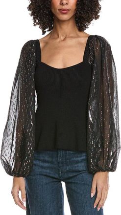 Fate Contrast Sheer Top