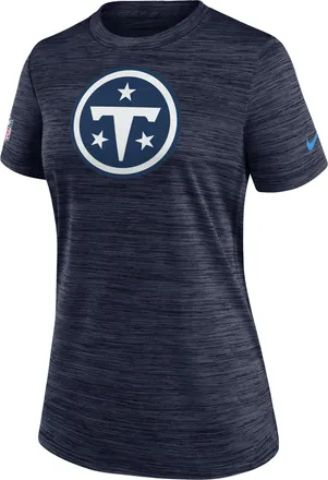 Nike Tennessee Titans Rivalries Collection Sideline Velocity Nike Womens Dri-FIT NFL T-Shirt in Blue | 03EY41S9V-B3C