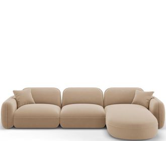 CXL by Christian Lacroix 4-Sitzer Designer Ecksofa 320 Lucien mit Eckteil rechts - Samtbezug Casino