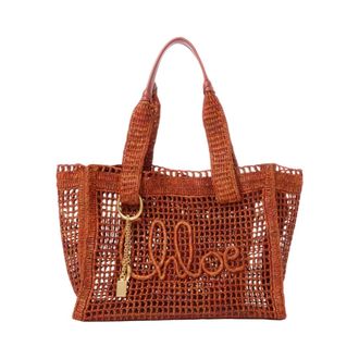 Chlo&eacute; Summer Banana East-West Tote Bag - female - Chlo&eacute; - Shopping Bags - Red - ONE SIZE - Bags
