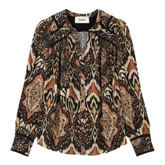 BA&SH Zolie Top - Dames - Blouses & Shirts - Veelkleurig - Maat: S Viscose