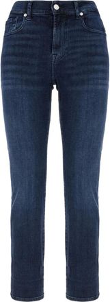 7 For All Mankind Jeans, Dames, Blauw, W26, Denim, Klassieke Denim Jeans voor dagelijks gebruik