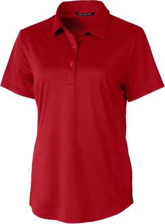 Cutter & Buck Prospect Textured Stretch Womens Short Sleeve Polo Shirt