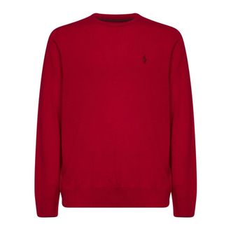 Polo Ralph Lauren Maglione in lana girocollo - - Knitwear - Uomo - Rosso - M