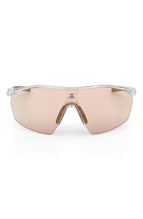adidas Shield Sunglasses in Crystal /Brown Mirror at Nordstrom