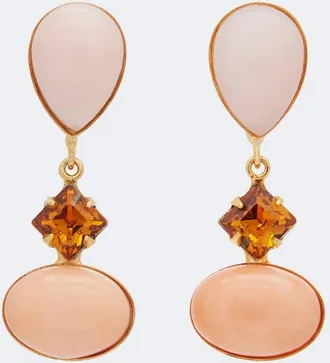 Jennifer Behr Quincy embellished drop earrings