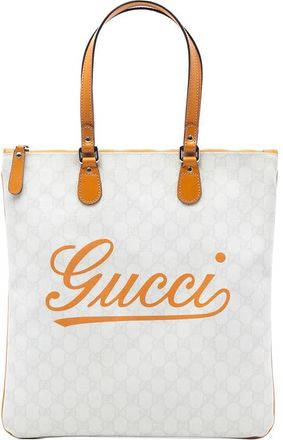 Gucci Pre-owned Gucci GG Supreme Heritage Logo Tote Ladies 212187 205027