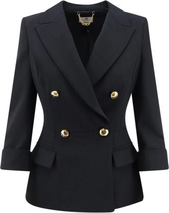 Elisabetta Franchi Blazers - Dames - Blazers - Zwart - M - Jassen