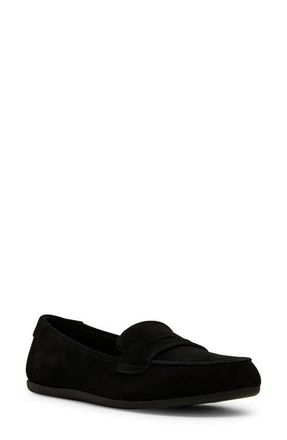 Blondo Felisha Waterproof Loafer in Black Suede at Nordstrom, Size 8.5
