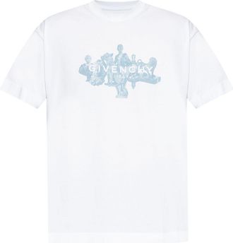 Givenchy Logo-Print Cotton T-Shirt-Uomo