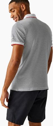 Regatta Mens Regatta Mens Tiver Striped Polo Shirt - White/Multi - Size: 36