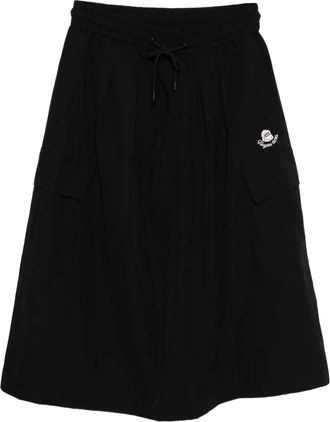 Fingercroxx Shorts con logo ricamato - Nero