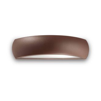 Netlighting Giove 1 Light Outdoor Wall Light Coffee IP54 in Brown