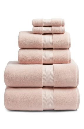 Nordstrom Organic Hydrocotton 6-Piece Towel Set $144 Value in Pink Sepia at Nordstrom, Size 6 Piece Set