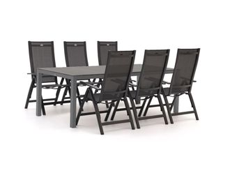 Hartman Hartman Troy/Fidenza 220cm dining tuinset 7-delig verstelbaar