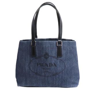 Prada Blue Denim Tote Bag (Pre-Owned)