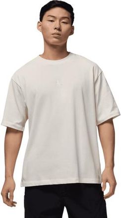 Nike Jordan Mens Brooklyn Oversized T-Shirt - Tan/Sail Size 3XL