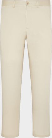 Onia Men & apos;s Stretch Linen Flat-Front Trousers