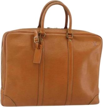 Louis Vuitton Pre-owned Handbags, female, Brown, Size: ONE SIZE Pre-owned Vintage Epi Leather Business Bag