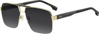 HUGO BOSS Stijlvolle zonnebril van premium kwaliteit - Heren - Zonnebrillen - Geel - 59 MM - Accessoires