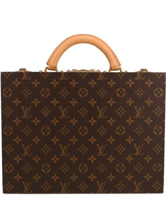 Louis Vuitton Boite À Bijoux briefcase - women - PVC/Calf Leather - One Size - Brown