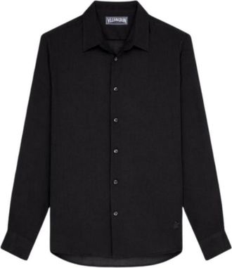 Vilebrequin Black Linen Shirt