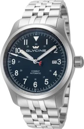 Glycine Combat Field Automatic Blue Dial Mens Watch GL0567