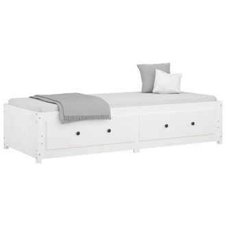 Berkfield Home Beautiful Day Bed White 90x200 cm Solid Wood Pine