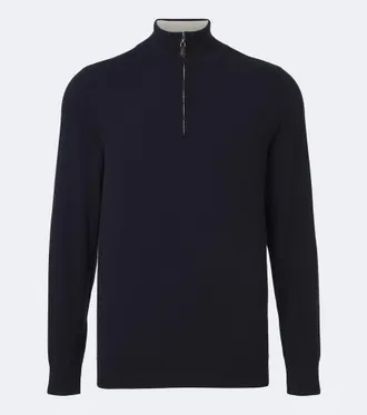 arch4 Mr Fenchurch cashmere half-zip sweater