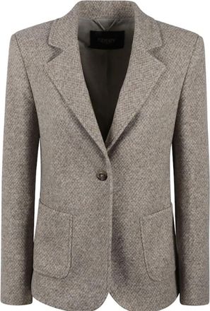 Seventy Duifgrijze Stijlvolle Jassen - Dames - Blazers - Grijs - M - Jassen