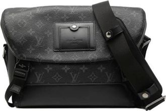 Louis Vuitton Vintage, unisex, Zwart, ONE Size, Leer, Pre-owned Voyager PM