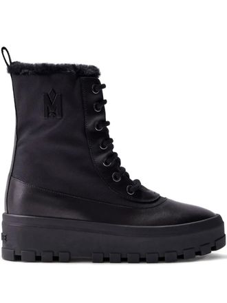 Mackage Hero logo-embellishment boots - Black