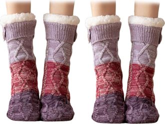 Generic 2026New Knitted Thick Slipper Home Socks,Womens Winter Non Slips Super Soft Warm Cozy,Womens Knitteds Home Socks,Women Knitted Thick Non-Slips Sockses