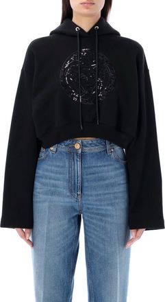 Versace Black HOODIE MEDUSA