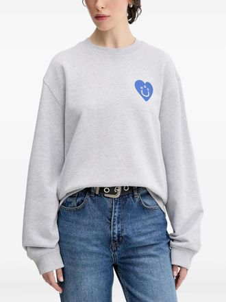 HUGO BOSS Felpa con logo - Grigio