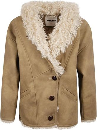 Isabel Marant Clea Coat - female - Isabel Marant - Light Jackets - Beige - XS - Jackets