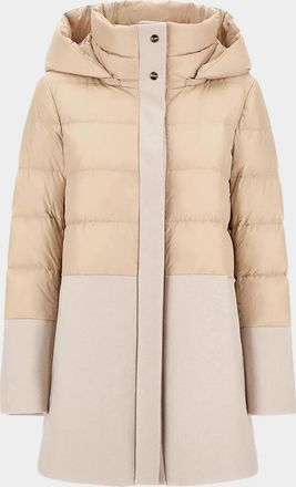 Herno Woven Half Down-Fill Jacket