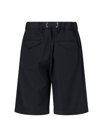 White Sand Mens Trousers Black Polyester