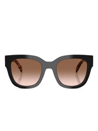 Prada Occhiali da sole tondi - Nero