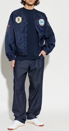 Iceberg T-shirt With A Patch, Mens, Navy Blue