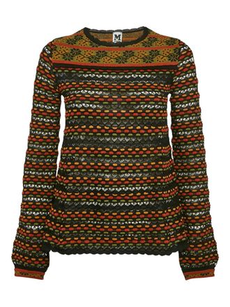 Missoni floral knit sweater - Nero