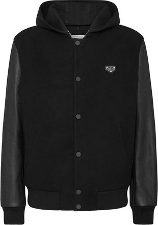 Philipp Plein Iconic Plein Bomberjack - Heren - Bomber jackets - Zwart - M - Katoen - Jassen