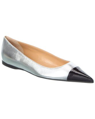 Sergio Rossi New Secret Leather Ballet Flat