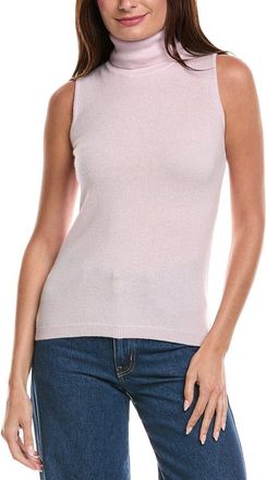 Forté Cashmere Turtleneck Cashmere Sweater Vest