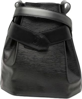 Louis Vuitton Pre-owned Bucket Bags, female, Black, Size: ONE SIZE Pre-owned Sac D Epaule PM