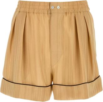 Saint Laurent Shorts de pijama Fit Ron - Shorts - Mujer - Beige - M